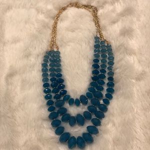 Beautiful blue turquoise necklace